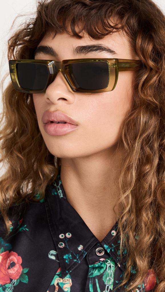 商品Prada|Prada 24YS Rectangle Runway Sunglasses,价格¥3319,第5张图片详细描述