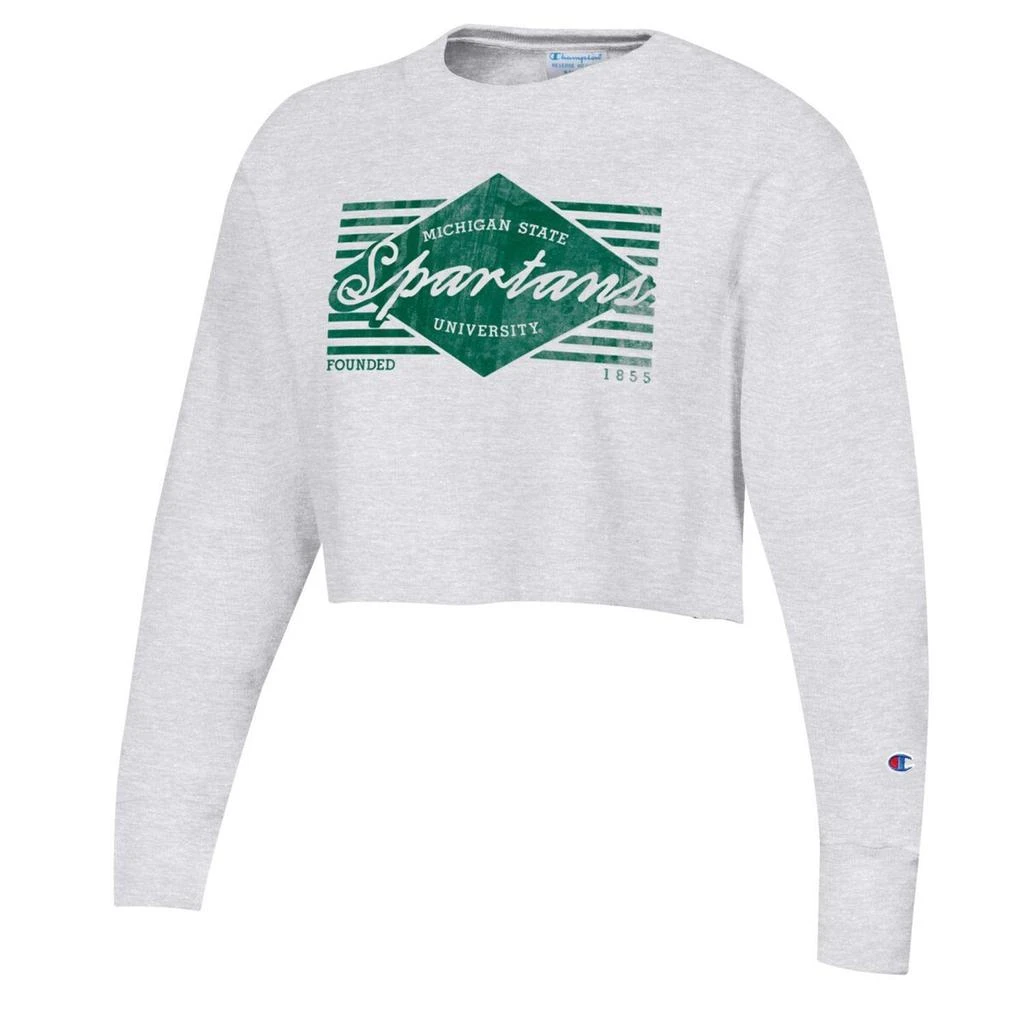 商品CHAMPION|Champion Michigan State Reverse WeaveCropped Pullover... - Women's,价格¥501,第1张图片