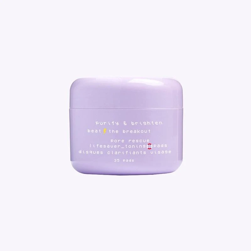 商品Glow Hub|Glow Hub - Purify & Brighten Rescue Lifesaver Toning Pads 35 Pads,价格¥280,第1张图片