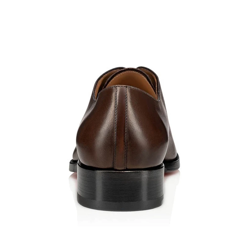 CHRISTIAN LOUBOUTIN 男士棕色系带牛津鞋 商品