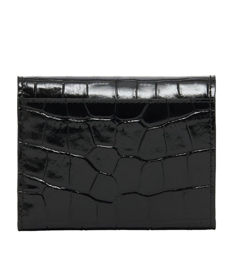 商品Burberry|Leather TB Monogram Folding Wallet,价格¥4221,第5张图片详细描述