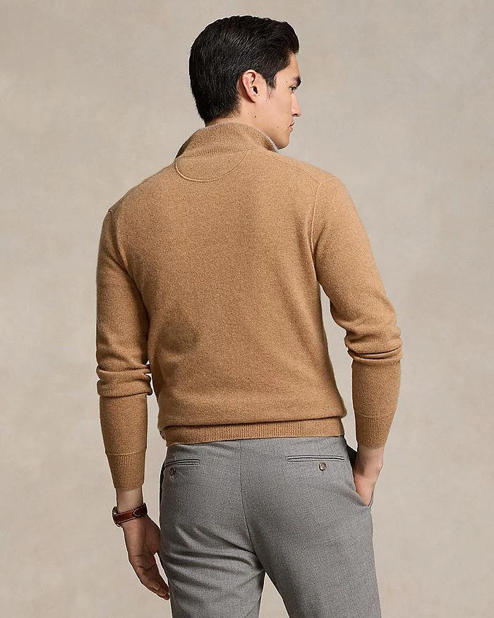 商品Ralph Lauren|Cashmere Regular Fit Quarter Zip Mock Neck Sweater - Exclusive,价格¥2746,第3张图片详细描述