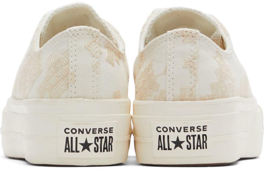 商品Converse|Off-White Chuck Taylor All Star Lift Sneakers帆布鞋,价格¥132,第4张图片详细描述