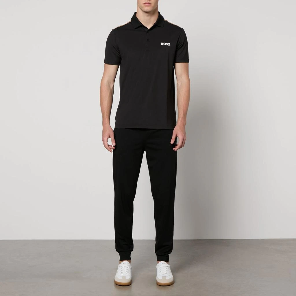 商品BOSS Bodywear|BOSS Bodywear Unique Cuffed Stretch Cotton-Jersey Sweatpants,价格¥362,第3张图片详细描述