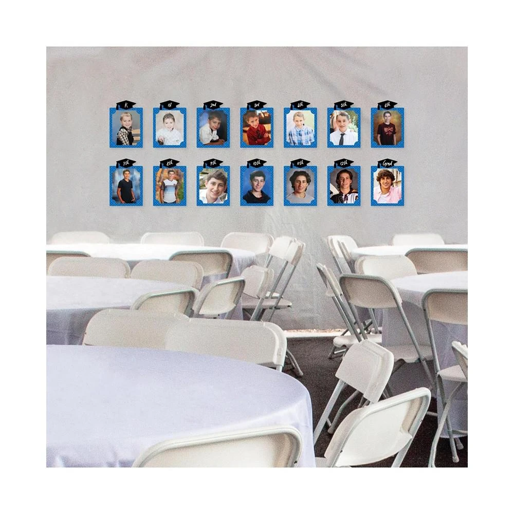 商品Big Dot of Happiness|Blue Grad Best is Yet to Come - 8 x 10" K-12 Photo Holder DIY Picturific Display,价格¥224,第2张图片详细描述
