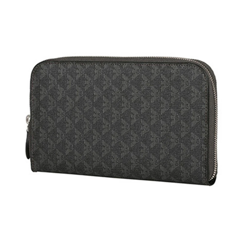 EMPORIO ARMANI 黑色男士长款钱夹 YEM867-YH606-86526 商品