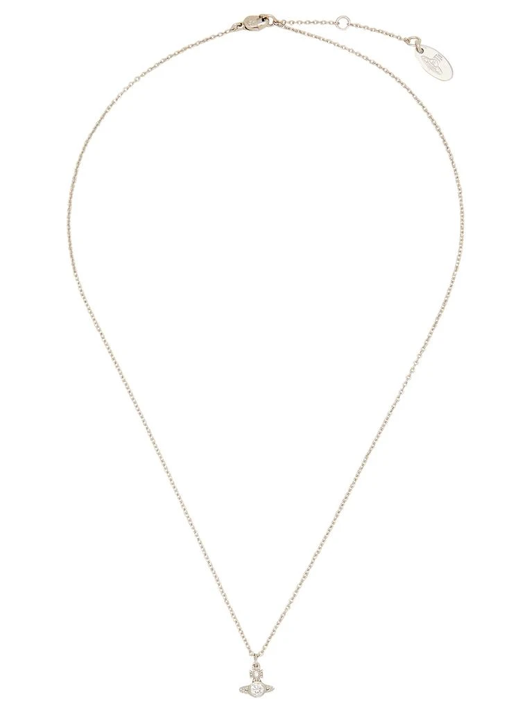 商品Vivienne Westwood|London crystal-embellished orb necklace,价格¥845,第1张图片