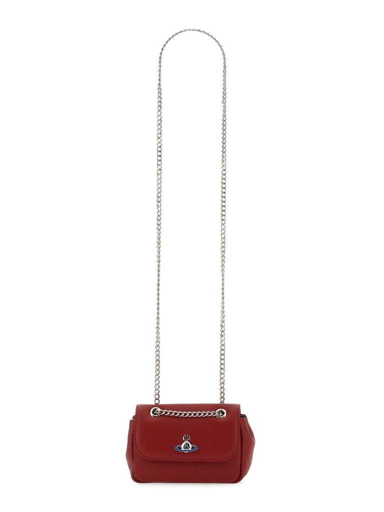 商品Vivienne Westwood|VICTORIA SMALL BAG WITH CHAIN,价格¥1297,第4张图片详细描述