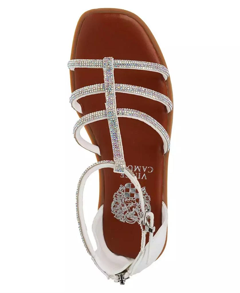 Big Girl's Fashion Sandal with Micro Stone Strappy Upper Glass stones/Polyester Sandals 商品