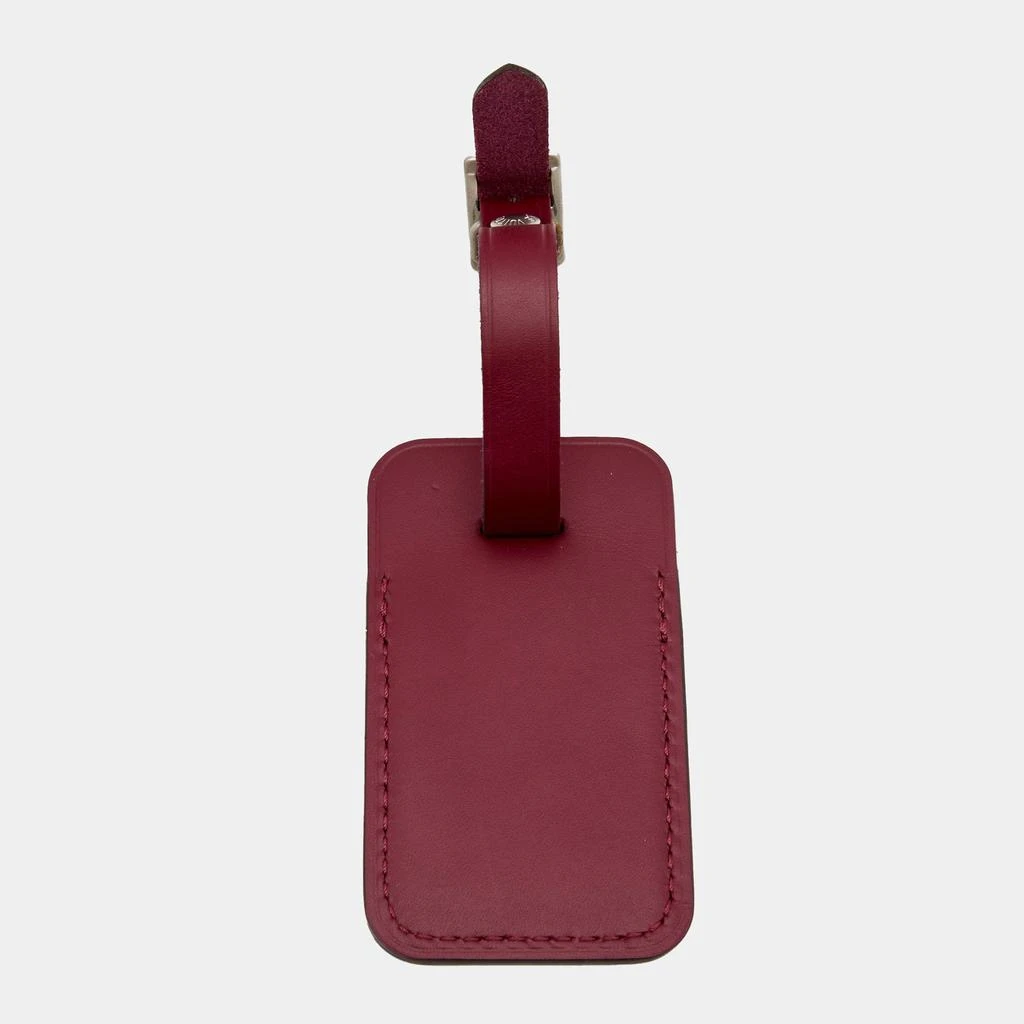 商品[二手商品] Louis Vuitton|Louis Vuitton Burgundy Leather Luggage Name Tag,价格¥1106,第2张图片详细描述