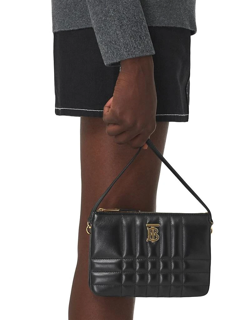 Lola Quilted Leather Twin Pouch-On-Strap 商品