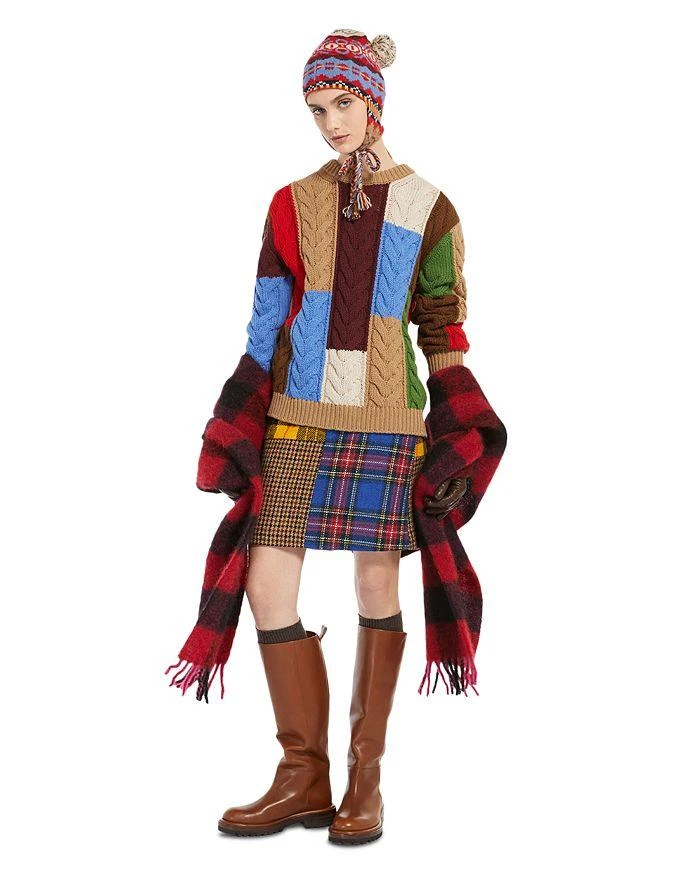 商品Weekend Max Mara|Agoraio Mixed Plaid Skirt,价格¥1842,第3张图片详细描述