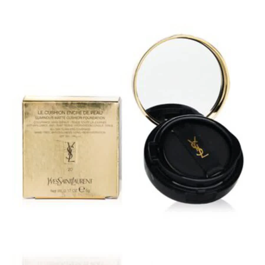 商品Yves Saint Laurent|Ladies Le Cushion Encre De Peau Luminous Matte Cushion Foundation SPF50 0.17 oz # 20 Makeup 4935421740678,价格¥298,第2张图片详细描述