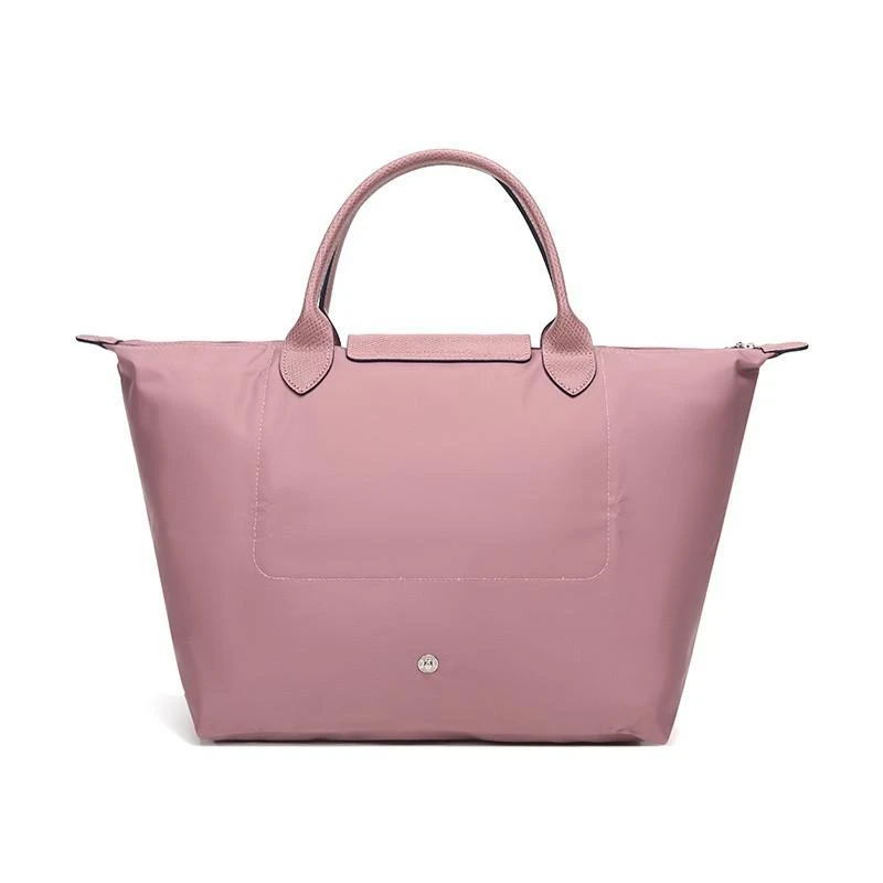 商品[国内直发] Longchamp|珑骧LONGCHAMP包包女包饺子包短柄中号可折叠手提包饺子包礼物送女友 短柄中号复古粉色L1623 619 P44,价格¥485,第5张图片详细描述