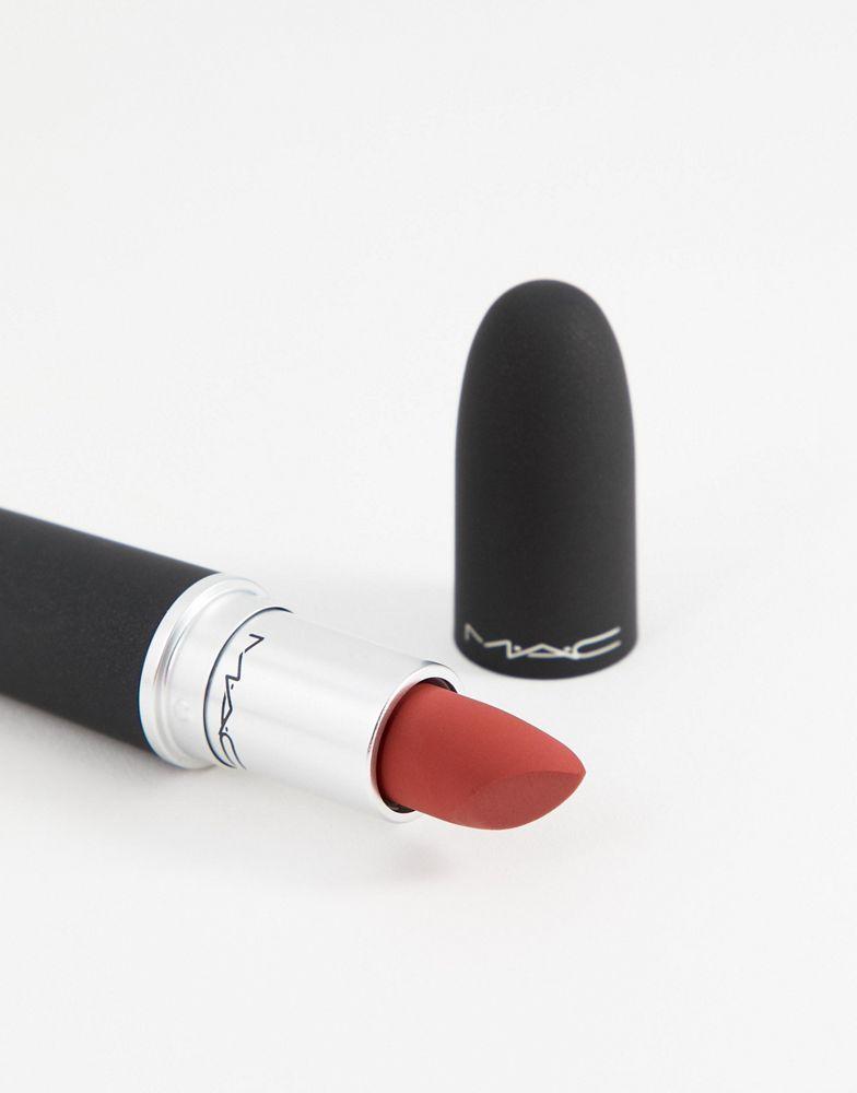 MAC Powder Kiss Lipstick - Devoted To Chili商品第3张图片规格展示