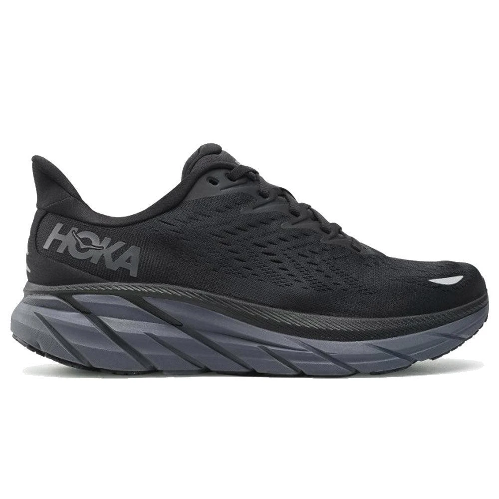 商品Hoka One One|男款 Clifton 8 越野跑鞋 黑色,价格¥1131,第1张图片