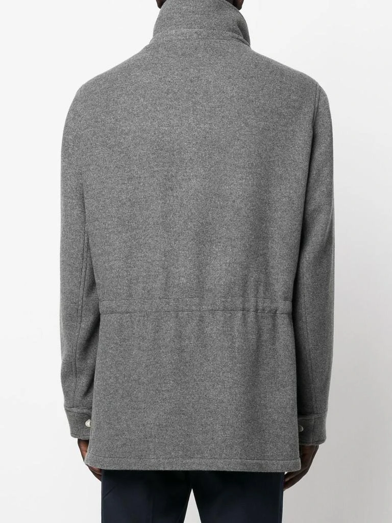 商品Brunello Cucinelli|Brunello Cucinelli Coats Grey,价格¥29739,第4张图片详细描述