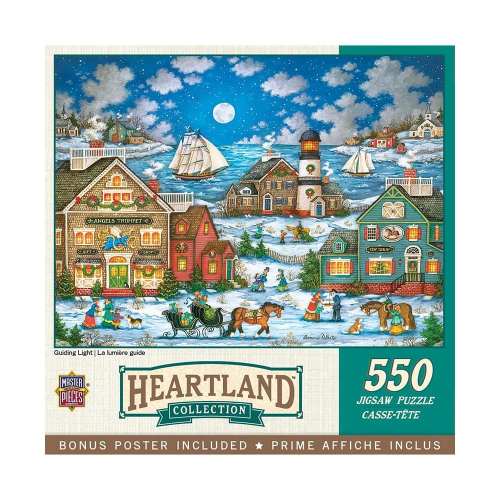 商品MasterPieces Puzzles|MasterPieces 550 Piece Jigsaw Puzzle for Adults - Guiding Light,价格¥149,第2张图片详细描述