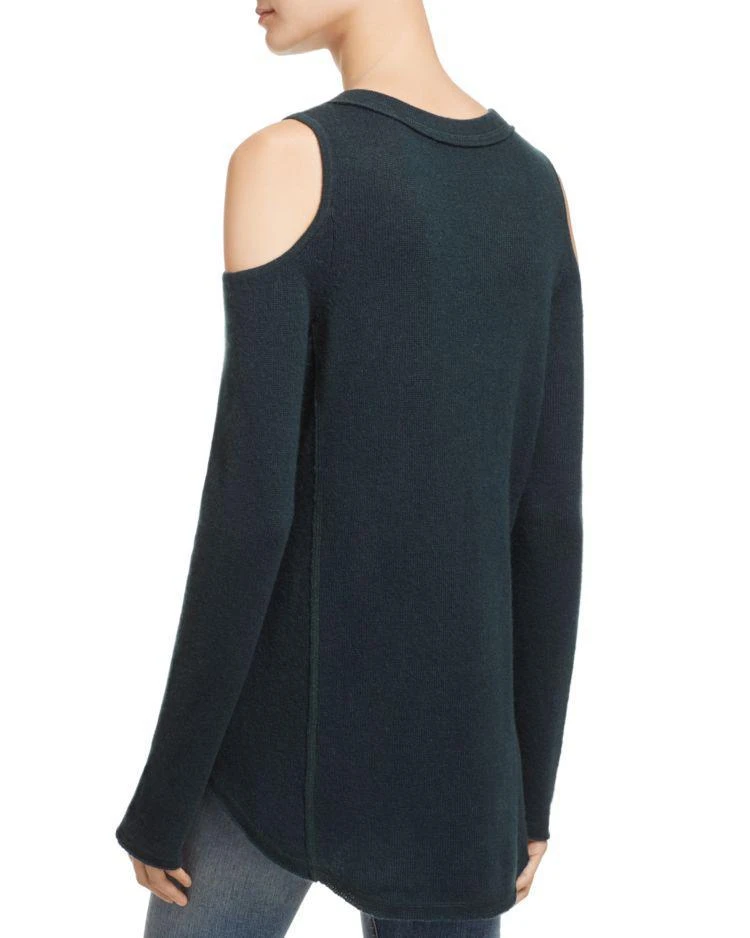 商品AQUA|AQUA Cashmere Cold Shoulder Cashmere Sweater - 100% Exclusive,价格¥335,第2张图片详细描述