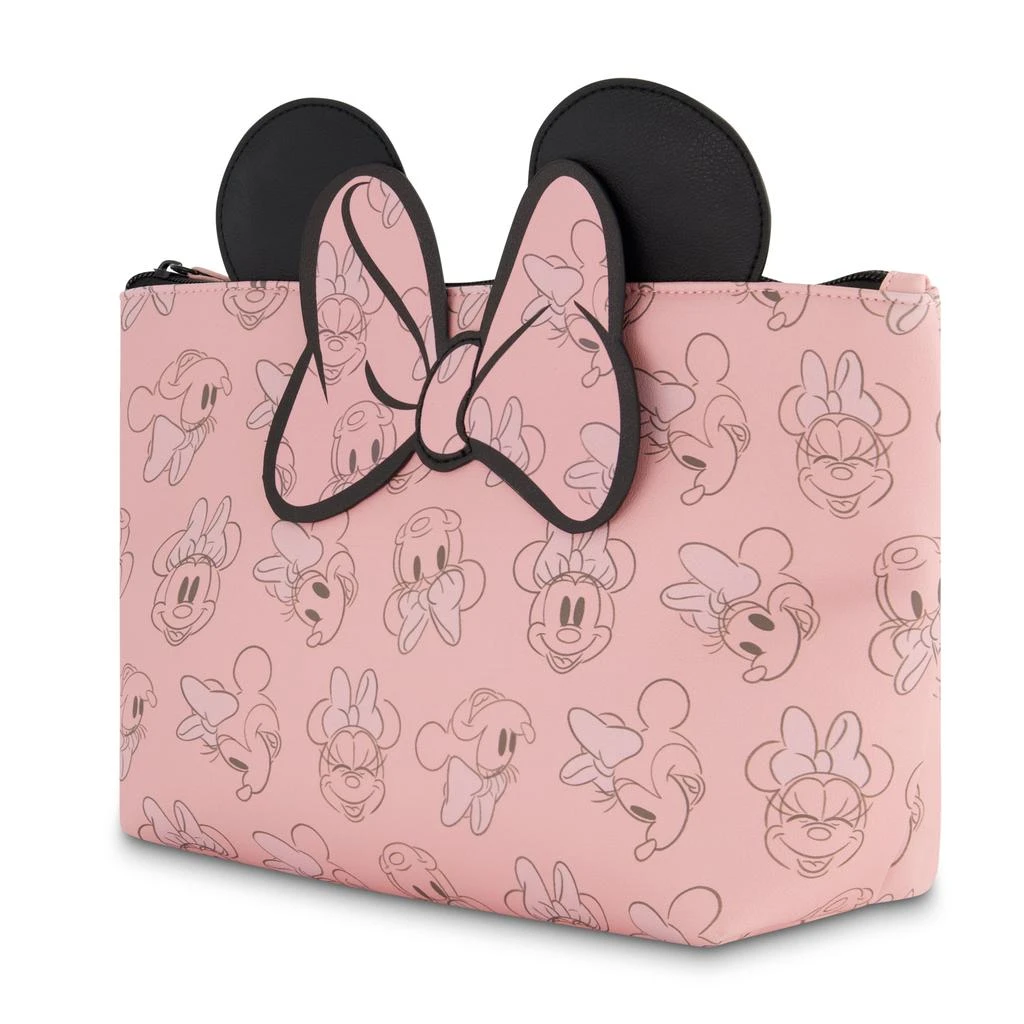 商品Disney|Ful Minnie Mouse 3D Bow and Ears Trapezoid Cosmetic Bag,价格¥157,第3张图片详细描述
