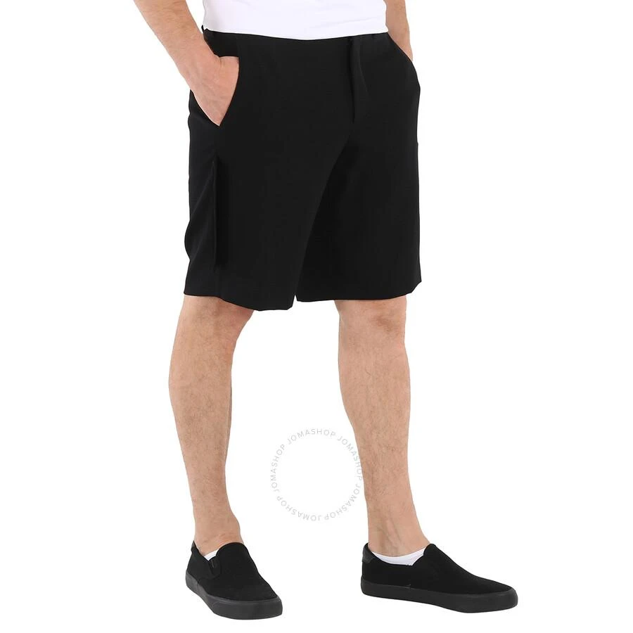 商品Burberry|Men's Black Panel-Detail Tailored Shorts,价格¥522,第2张图片详细描述