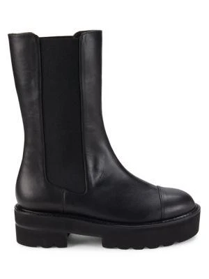 商品Stuart Weitzman|Presley Ultlif Leather Booties,价格¥1427,第1张图片