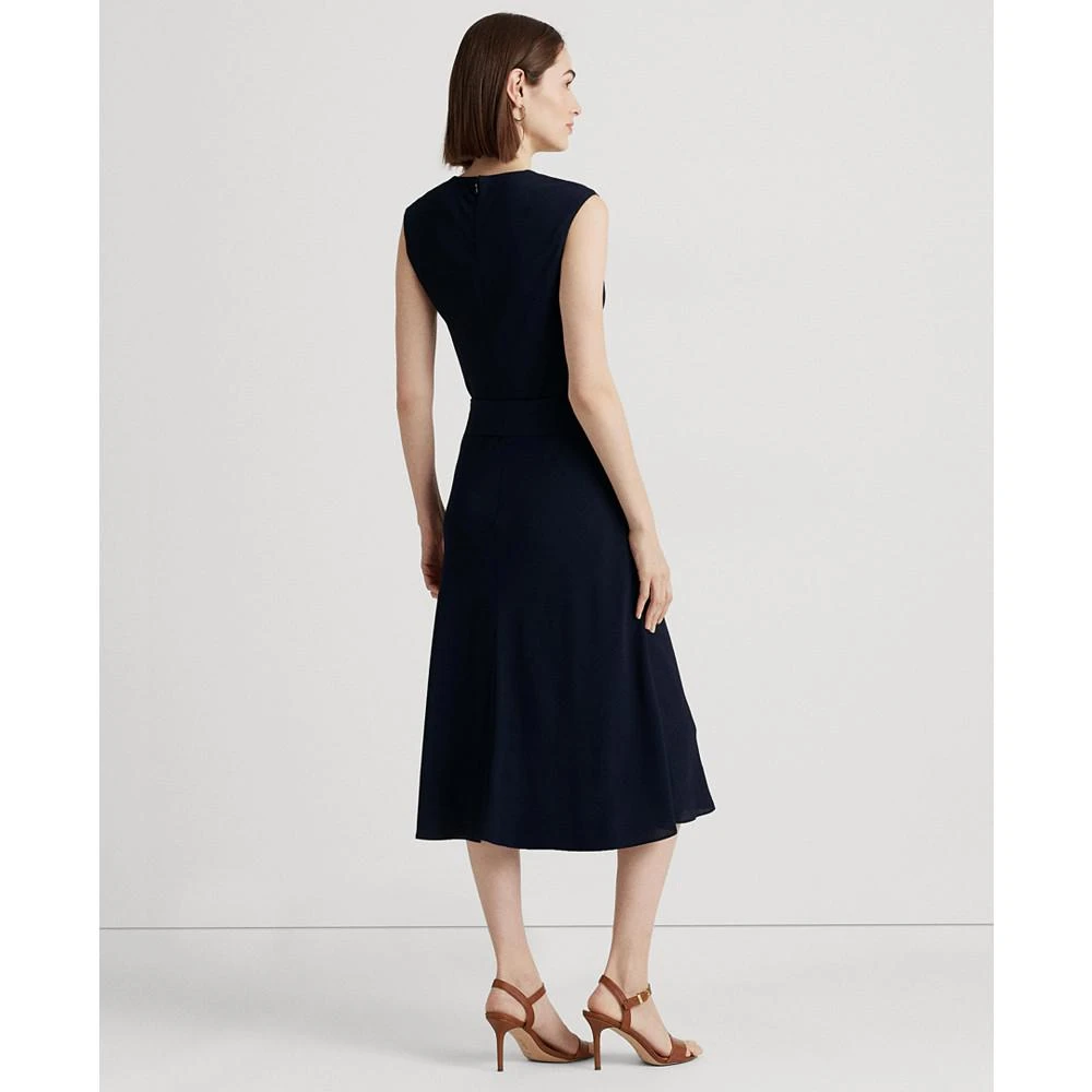 商品Ralph Lauren|Women's Bubble Crepe Cap-Sleeve Dress,价格¥1120,第2张图片详细描述