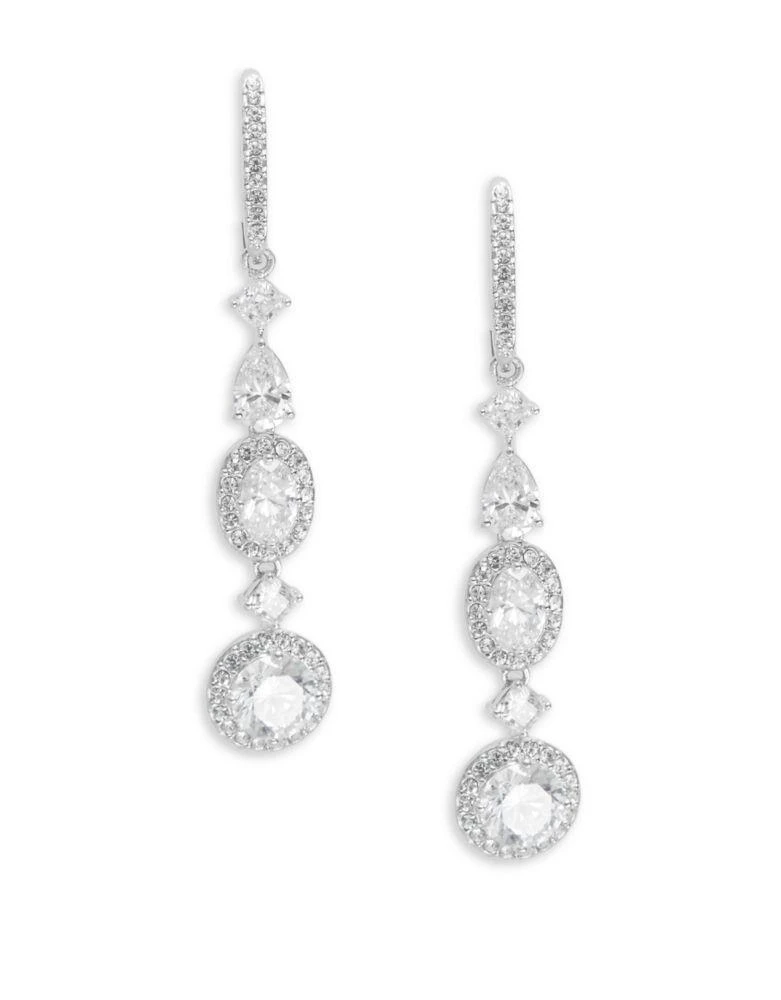 商品Nadri|Linear Stone Drop Earrings,价格¥282,第1张图片