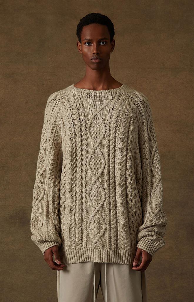 商品Essentials|Smoke Cable Knit Sweater,价格¥1189,第4张图片详细描述