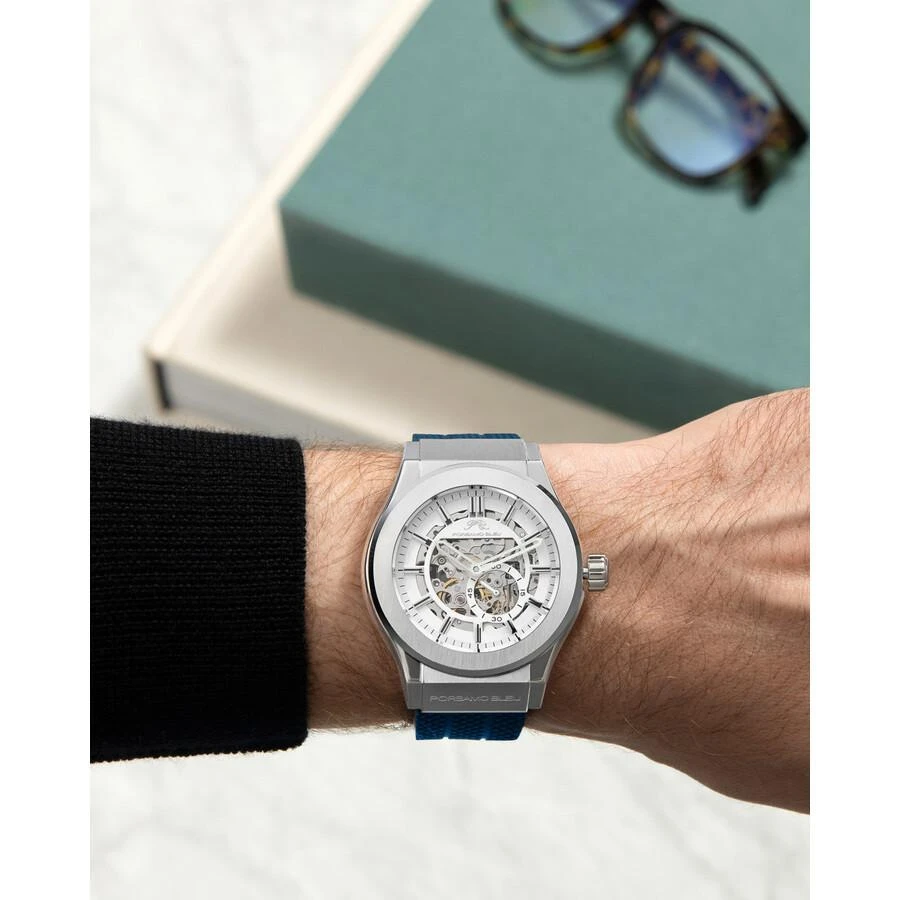 商品Porsamo Bleu|Porsamo Bleu Cruz Automatic Silver Dial Men's Watch 1222ACRR,价格¥2081,第2张图片详细描述