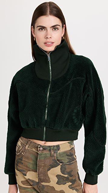 商品Stella McCartney|Fur Free 皮毛泰迪熊拉链夹克,价格¥9520,第1张图片