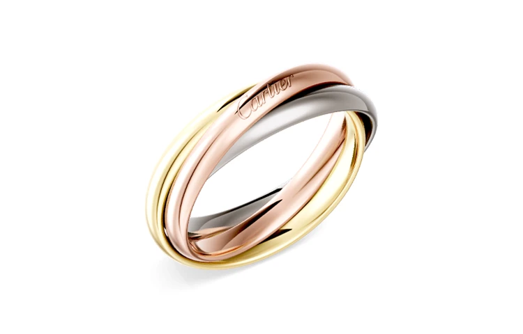 商品[国内直发] Cartier|CARTIER卡地亚 字母雕刻 窄版 小号款 2.5mm 18k金 戒指 男女同款情侣款 多色,价格¥12087,第1张图片