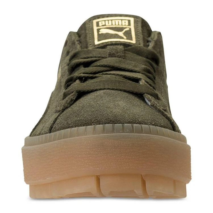 商品Puma|Women's Suede Platform Rugged Casual Sneakers from Finish Line,价格¥555,第3张图片详细描述