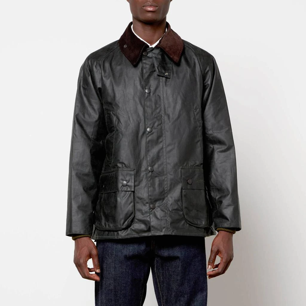 商品Barbour|Barbour Men's Bedale Wax Jacket - Sage,价格¥2174,第1张图片