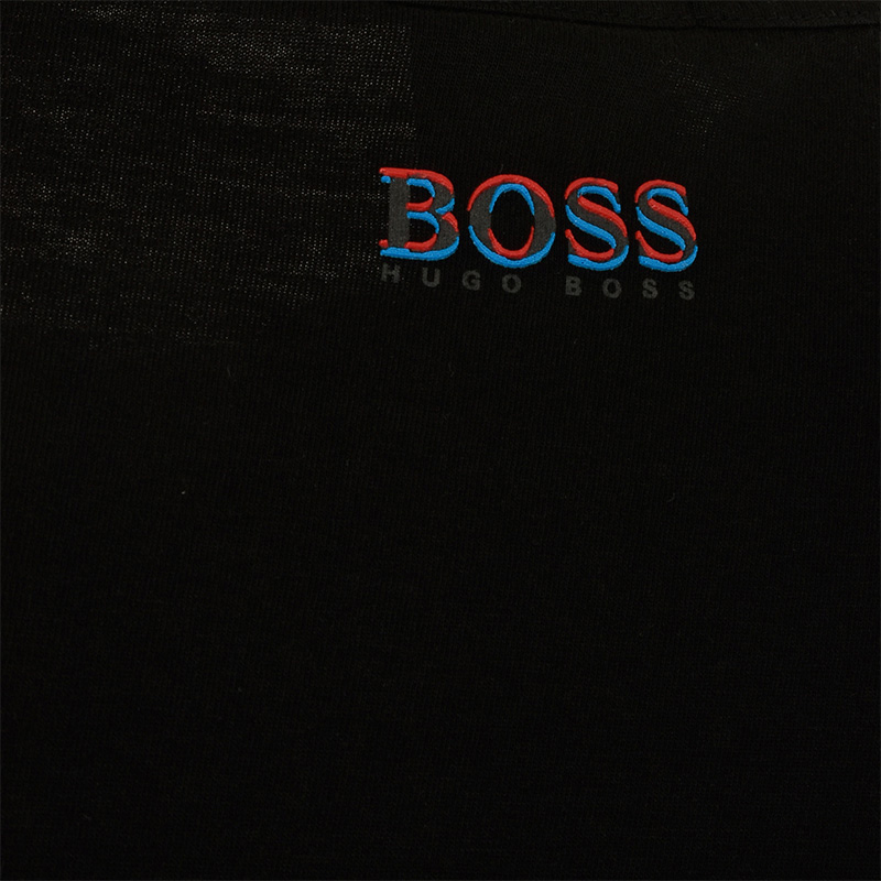 Hugo Boss 雨果博斯 男士黑色纯棉短袖T恤 TEE3-1816415001商品第1张图片规格展示