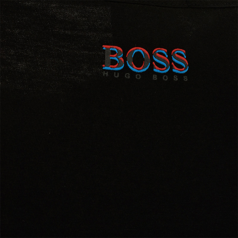 商品Hugo Boss|Hugo Boss 雨果博斯 男士黑色纯棉短袖T恤 TEE3-1816415001,价格¥654,第1张图片