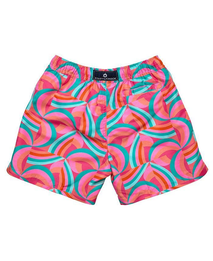 商品Snapper Rock|Boys' Geo Melon Sustainable Swim Short - Little Kid, Big Kid,价格¥379,第3张图片详细描述