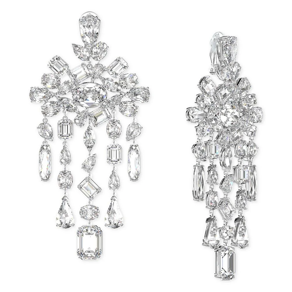 商品Swarovski|Silver-Tone Gema Crystal Chandelier Earrings,价格¥3663,第2张图片详细描述