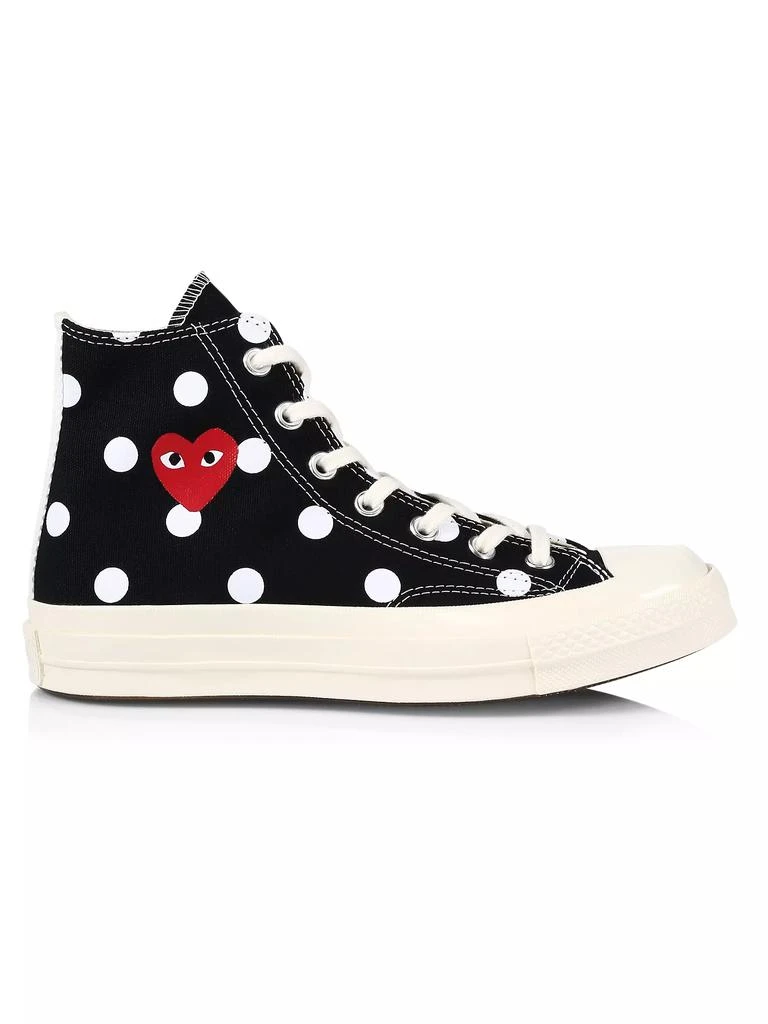 商品Comme des Garcons|Unisex CdG PLAY x Converse Men's Chuck Taylor All Star Polka Dot High-Top Sneakers,价格¥1128,第1张图片