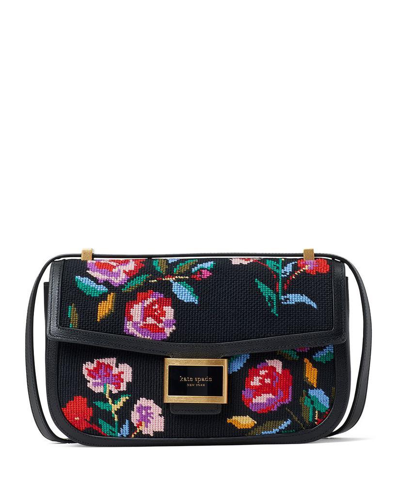 商品Kate Spade|Katy Autumn Floral Needlepoint Convertible Shoulder Bag,价格¥2957,第1张图片