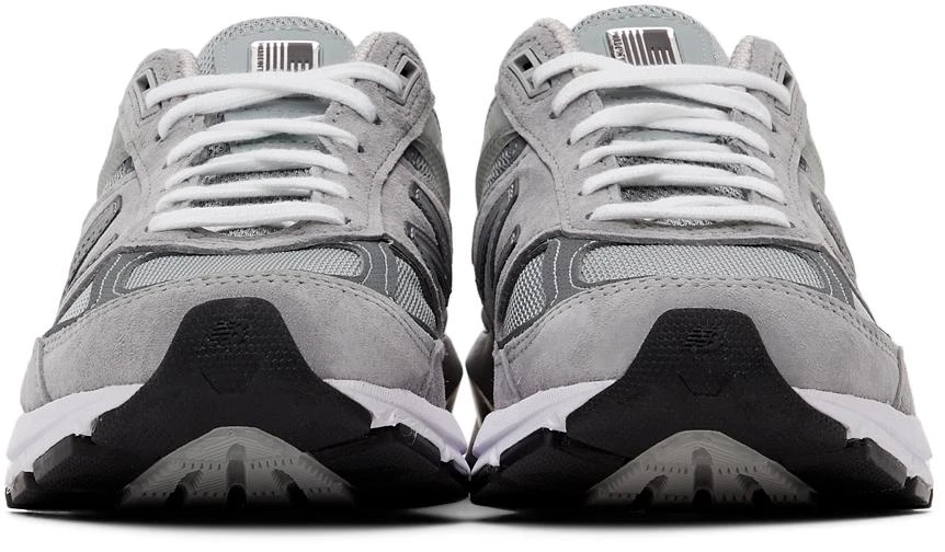 商品New Balance|Grey Made In USA 990v5 Low Sneakers,价格¥1742,第2张图片详细描述