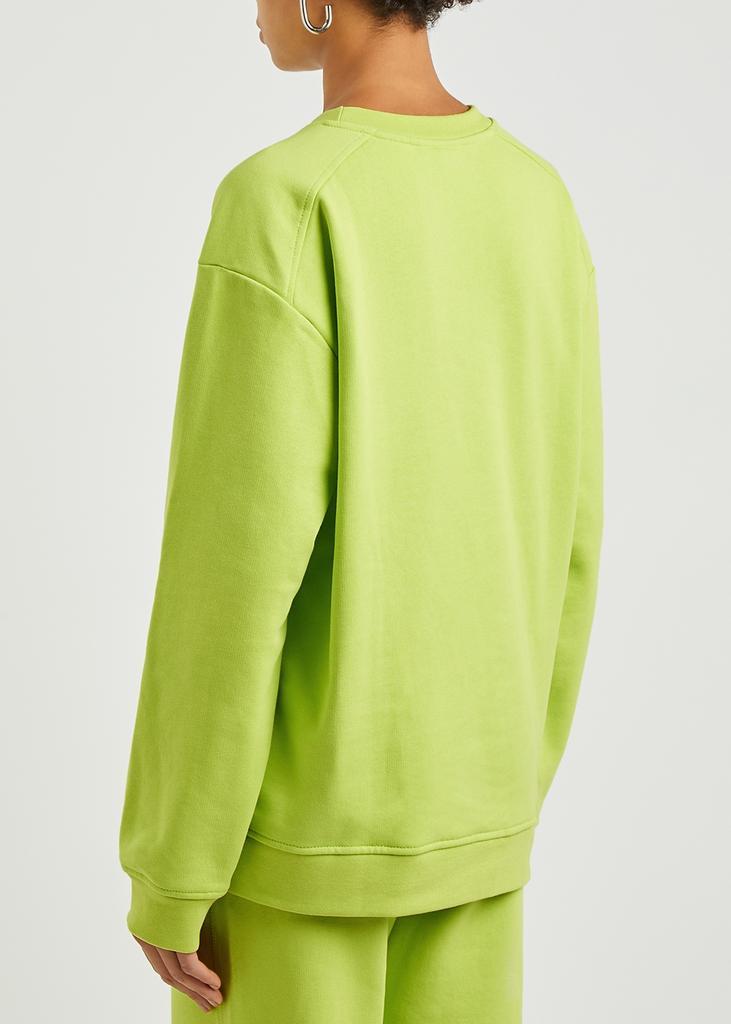 商品Ganni|Software neon green cotton-blend sweatshirt,价格¥1235,第5张图片详细描述