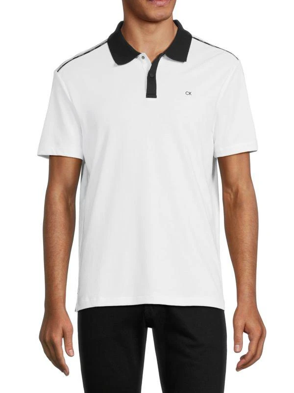 商品Calvin Klein|Contrast Collar Polo,价格¥121,第1张图片