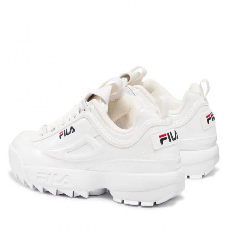 Fila Ladies White Disruptor F Low-top Sneakers, Brand Size 5.5商品第2张图片规格展示