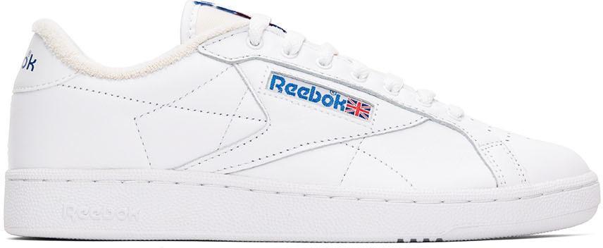 商品Reebok|White Club C Grounds Sneakers,价格¥665,第1张图片