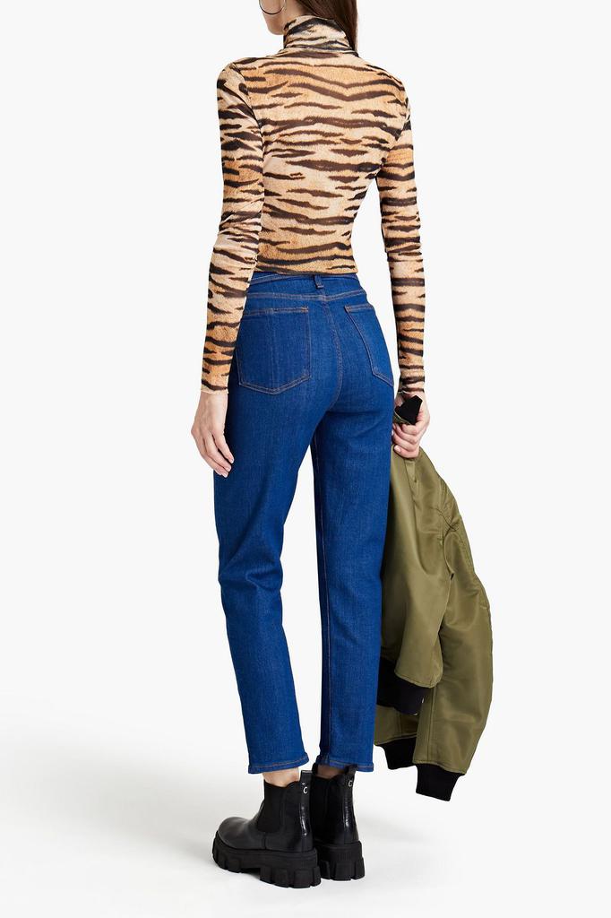 Nina high-rise slim-leg jeans商品第3张图片规格展示