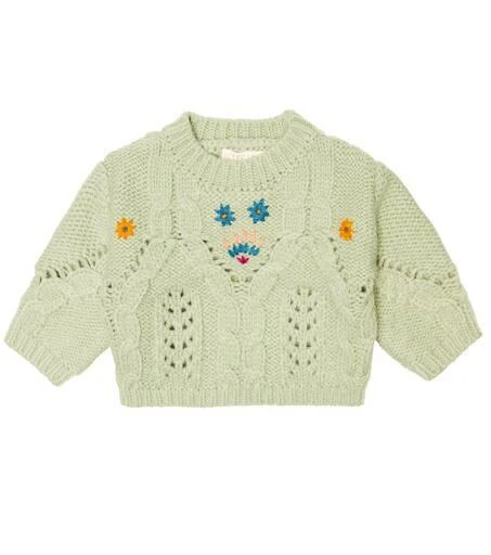 商品Louise Misha|Baby Georgette embroidered sweater,价格¥468,第1张图片