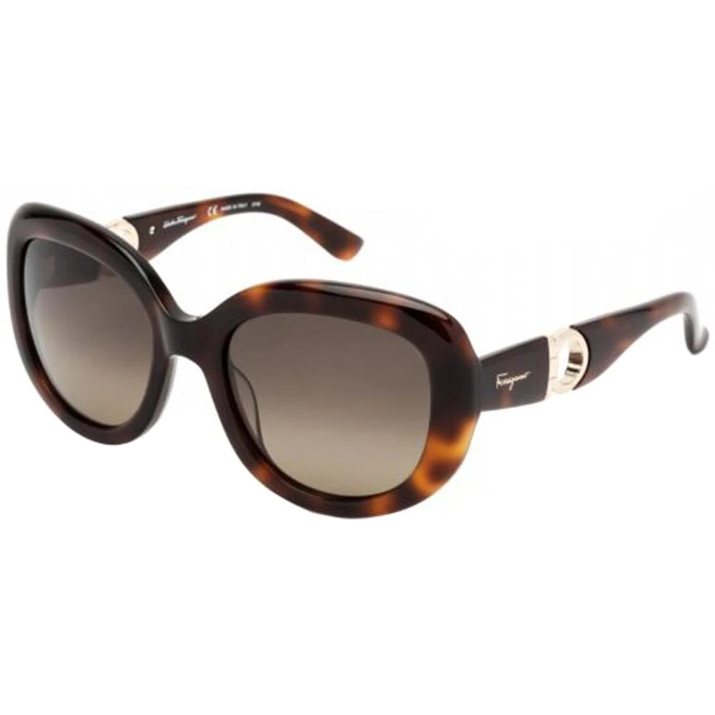 商品Salvatore Ferragamo|Salvatore Ferragamo Women's Sunglasses - Tortoise Cat Eye Shape Frame | SF727S 214,价格¥543,第1张图片