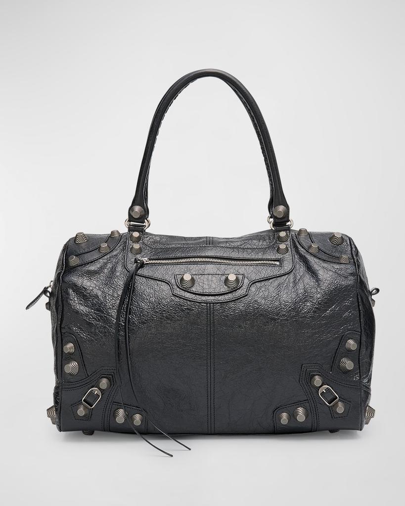 Balenciaga Men's Le Cagole Leather Duffel Bag - Travel Bags - Free
