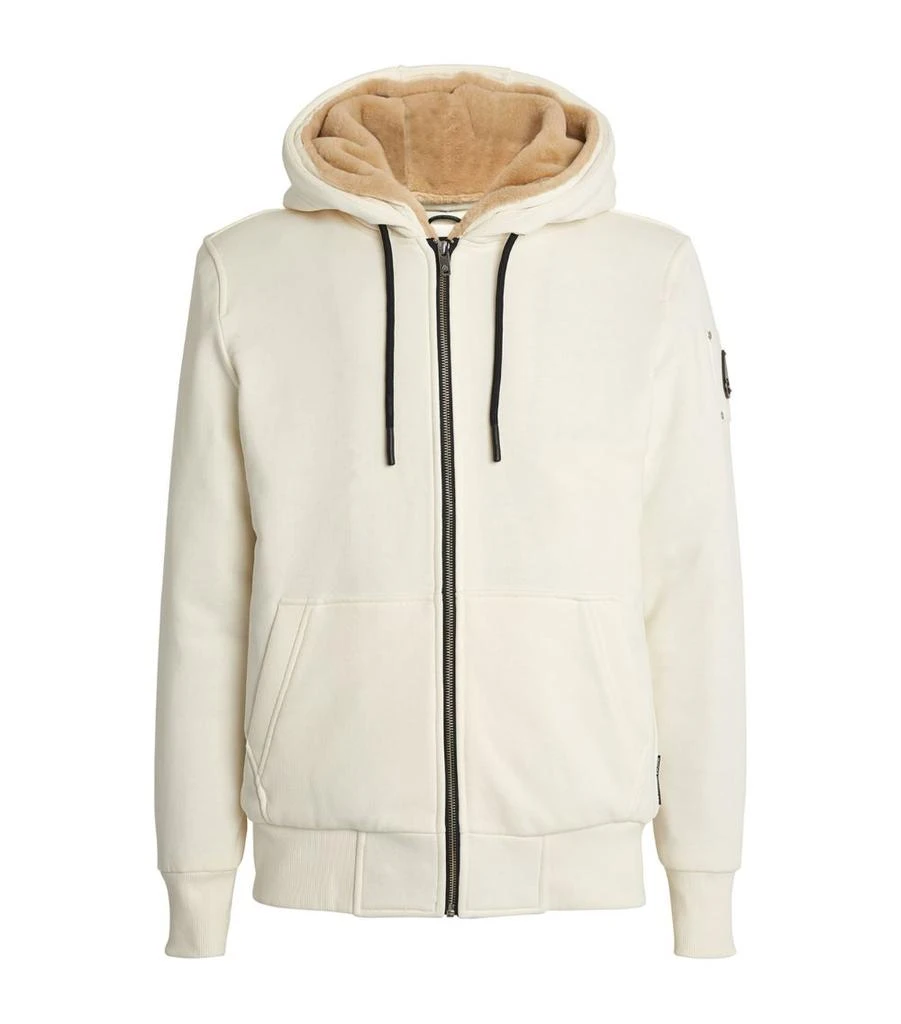 商品Moose Knuckles|Faux Fur-Trim Zip-Up Hoodie,价格¥3248,第1张图片